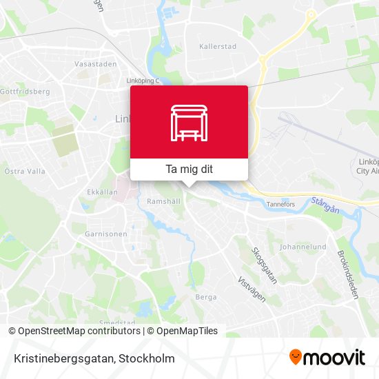 Kristinebergsgatan karta