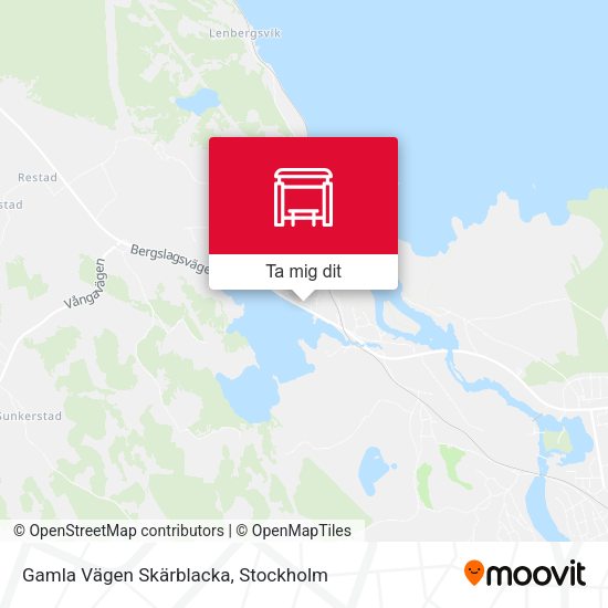 Gamla Vägen Skärblacka karta