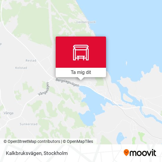 Kalkbruksvägen karta