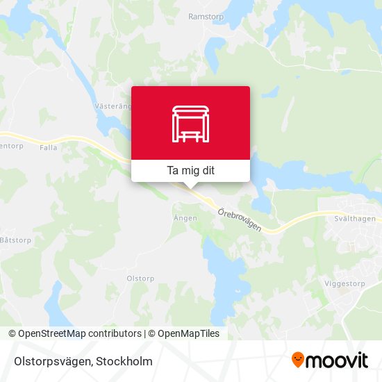 Olstorpsvägen karta