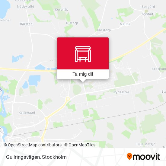 Gullringsvägen karta