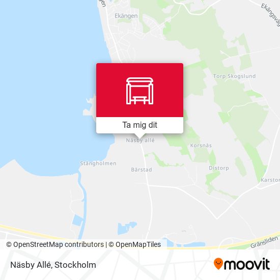 Näsby Allé karta