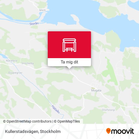 Kullerstadsvägen karta