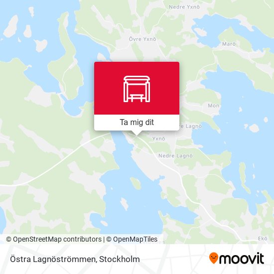 Östra Lagnöströmmen karta