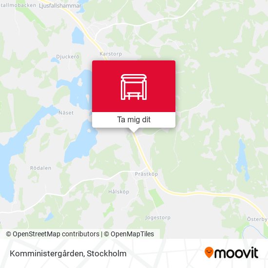 Komministergården karta