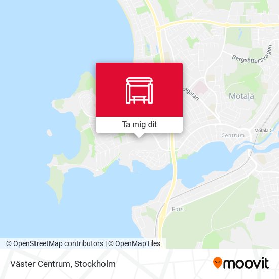 Väster Centrum karta