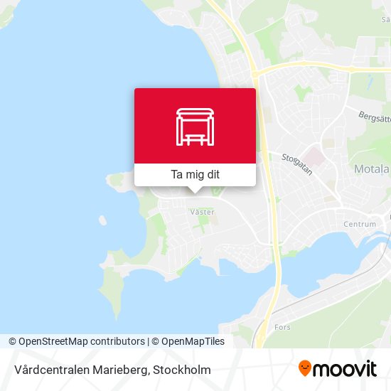 Vårdcentralen Marieberg karta