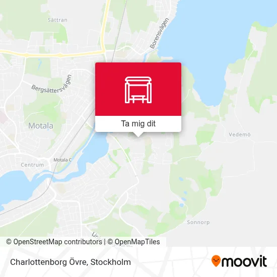 Charlottenborg Övre karta