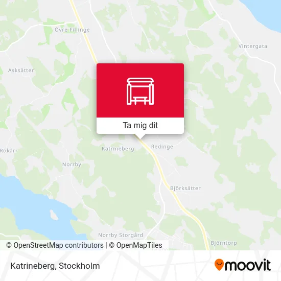 Katrineberg karta