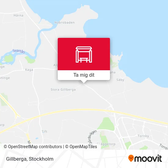 Gillberga karta