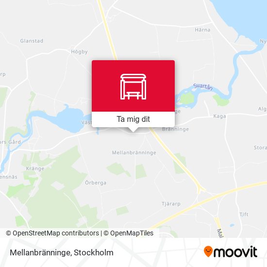 Mellanbränninge karta