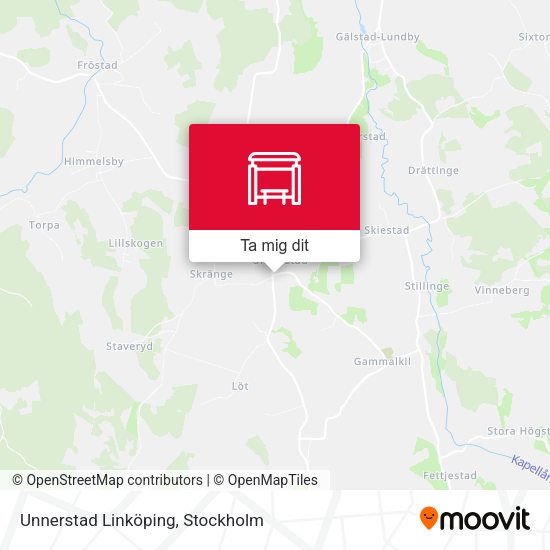 Unnerstad Linköping karta