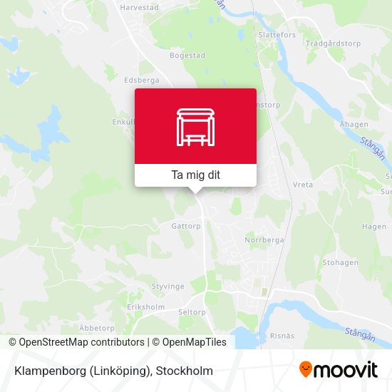 Klampenborg (Linköping) karta