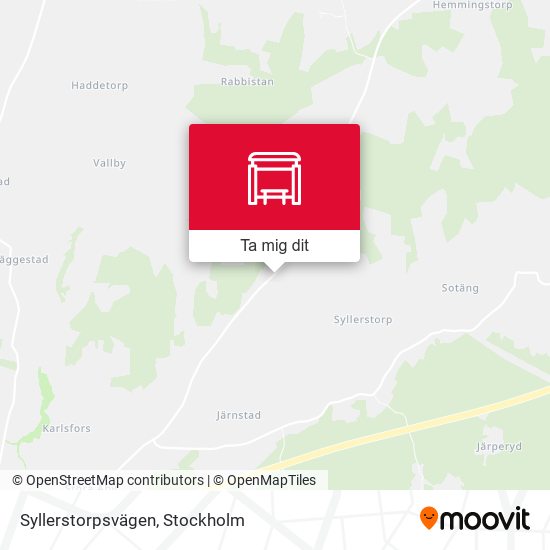 Syllerstorpsvägen karta
