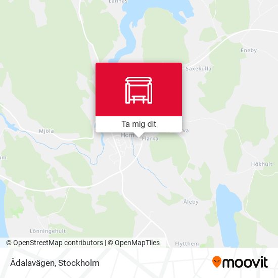 Ådalavägen karta