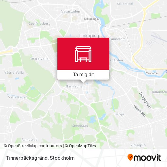 Tinnerbäcksgränd karta