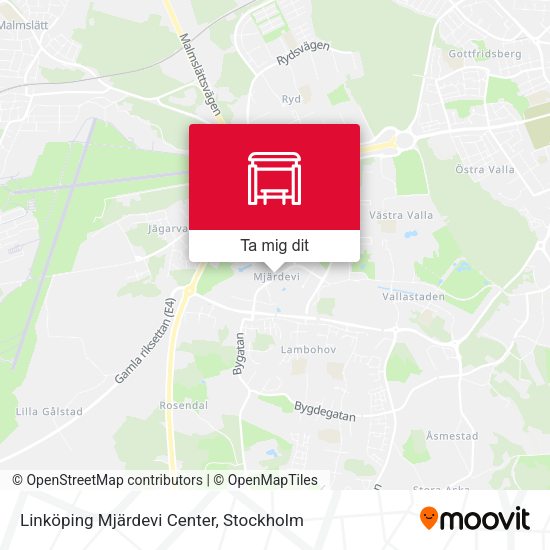 Linköping Mjärdevi Center karta