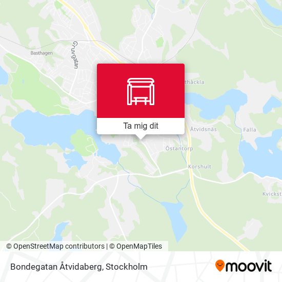 Bondegatan Åtvidaberg karta