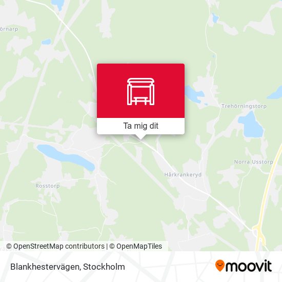 Blankhestervägen karta