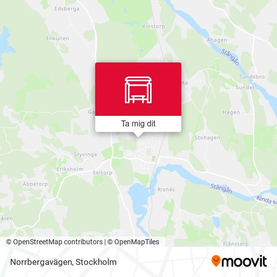 Norrbergavägen karta