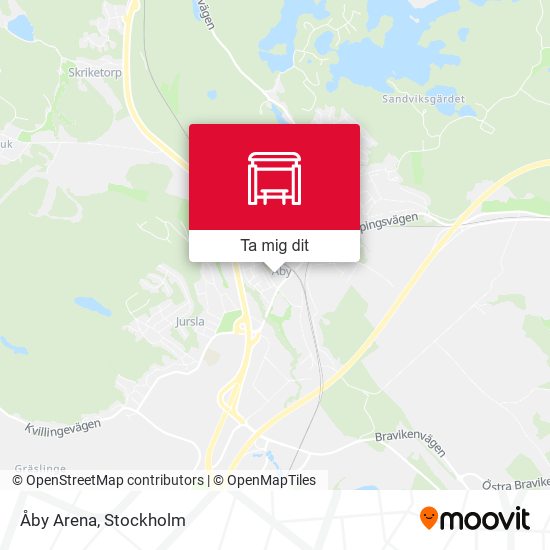 Åby Arena karta