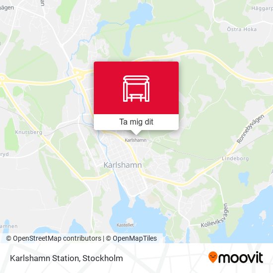 Karlshamn Station karta