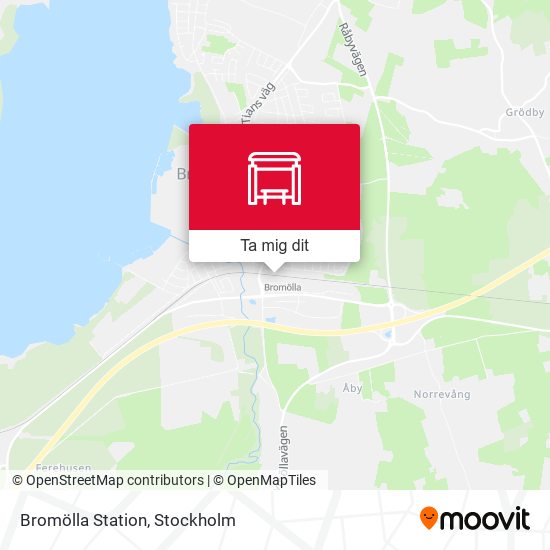 Bromölla Station karta