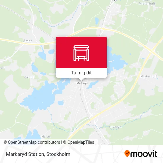 Markaryd Station karta
