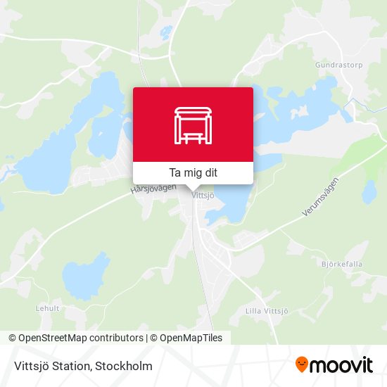 Vittsjö Station karta