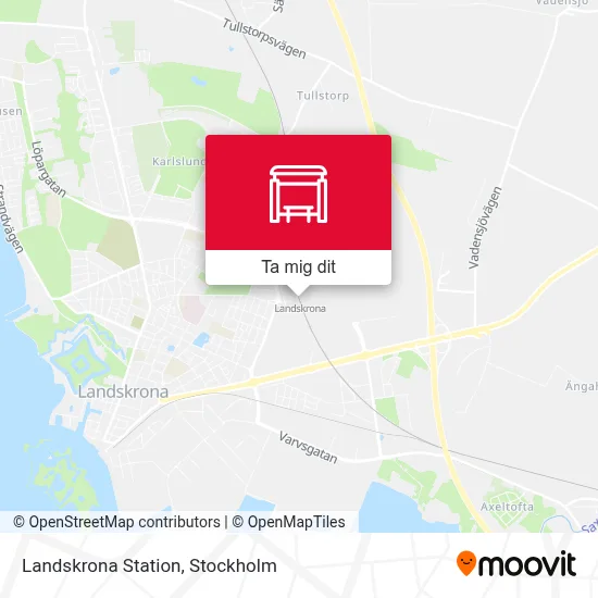 Landskrona Station karta