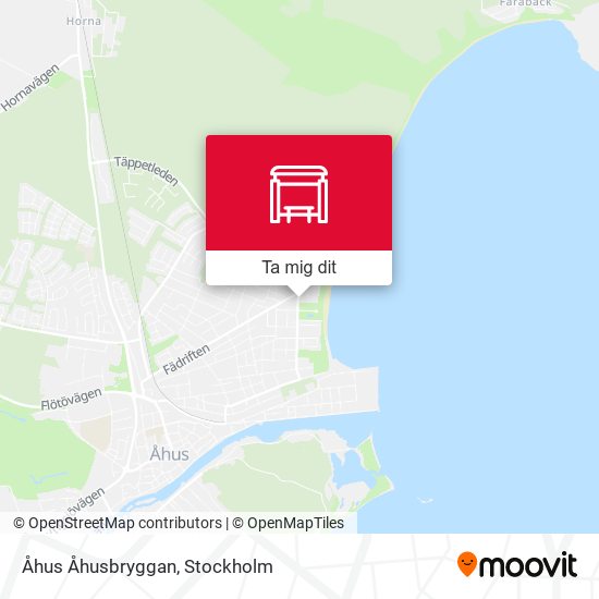 Åhus Åhusbryggan karta