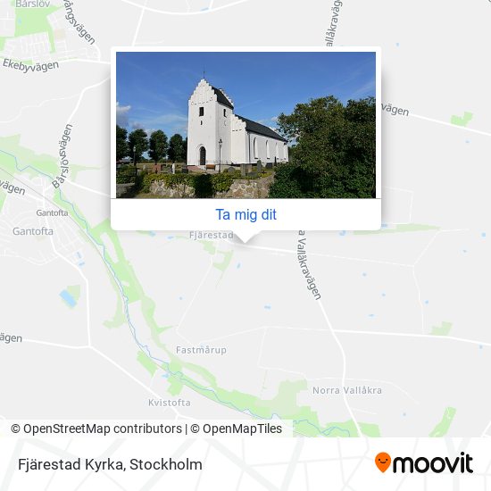 Fjärestad Kyrka karta