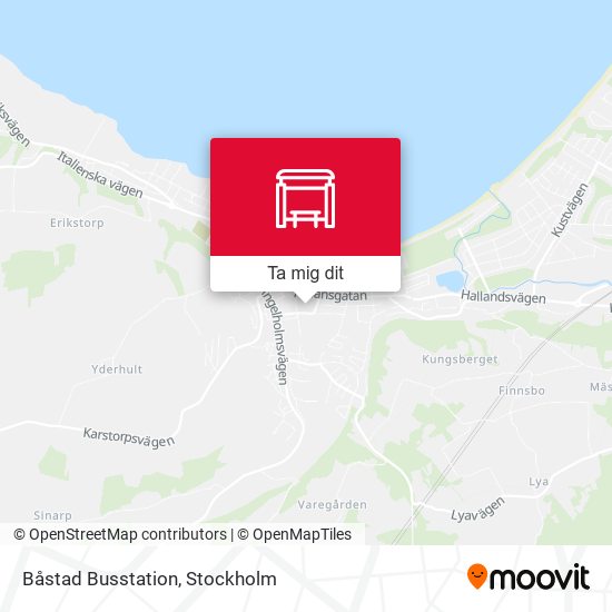 Båstad Busstation karta