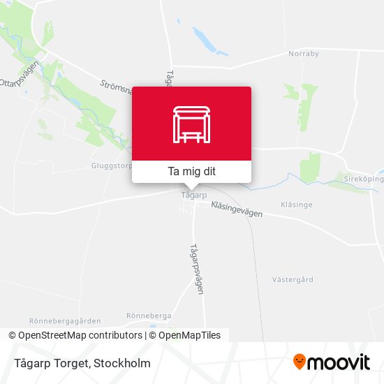Tågarp Torget karta