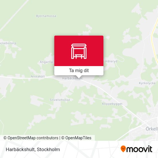 Harbäckshult karta