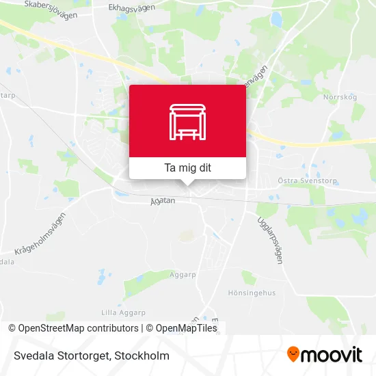 Svedala Stortorget karta