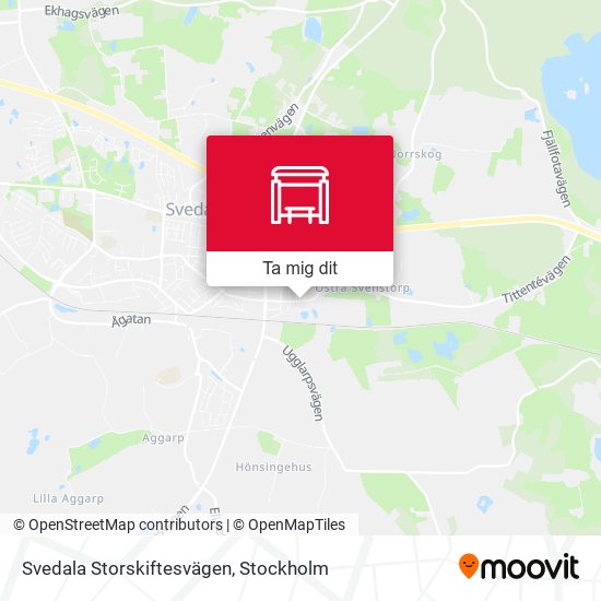 Svedala Storskiftesvägen karta