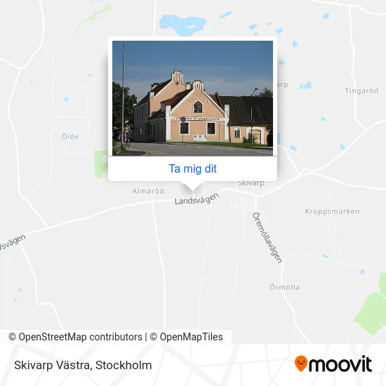 Skivarp Västra karta