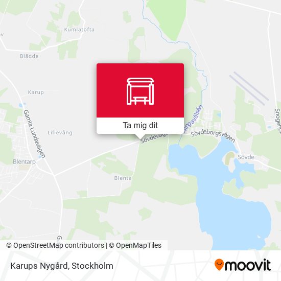 Karups Nygård karta