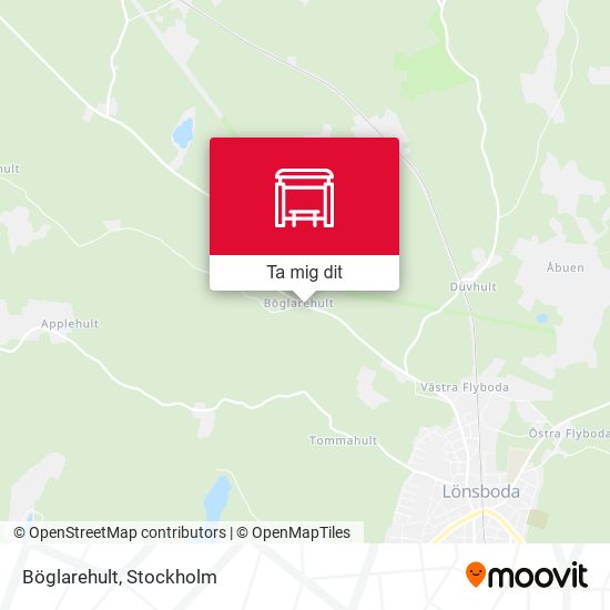 Böglarehult karta