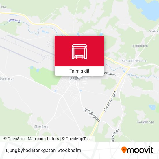 Ljungbyhed Bankgatan karta