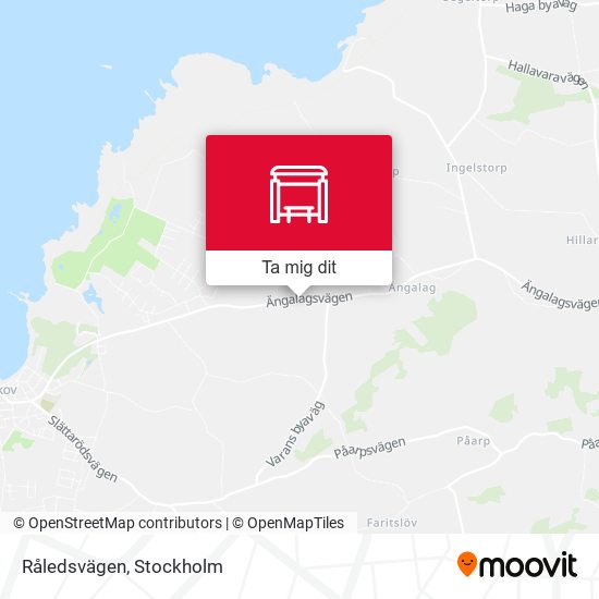 Råledsvägen karta