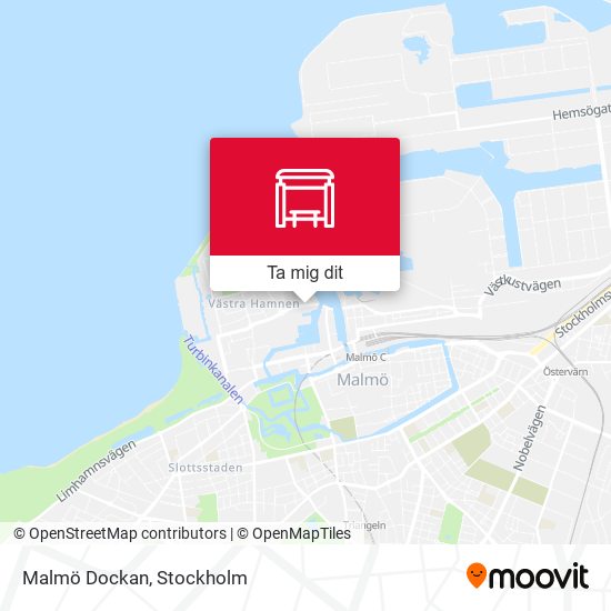 Malmö Dockan karta