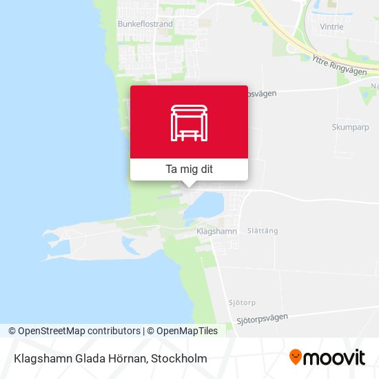 Klagshamn Glada Hörnan karta