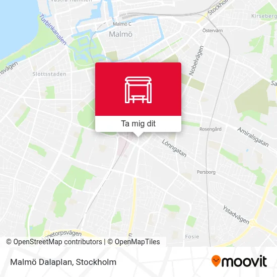 Malmö Dalaplan karta