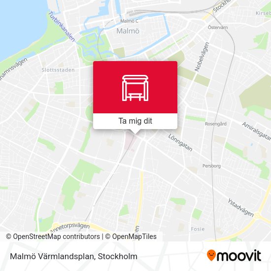 Malmö Värmlandsplan karta