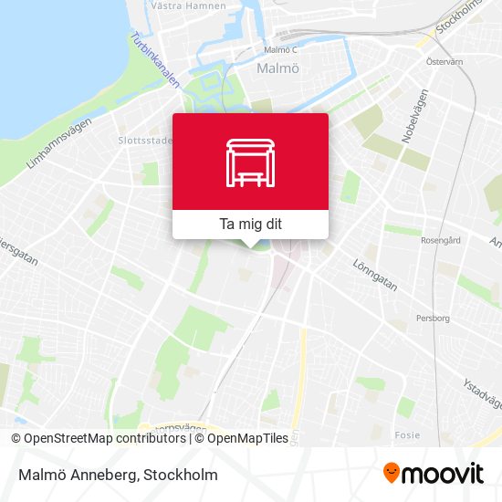 Malmö Anneberg karta