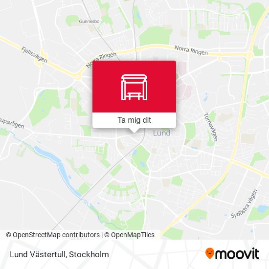Lund Västertull karta