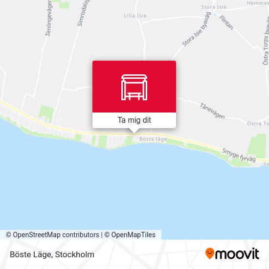 Böste Läge karta