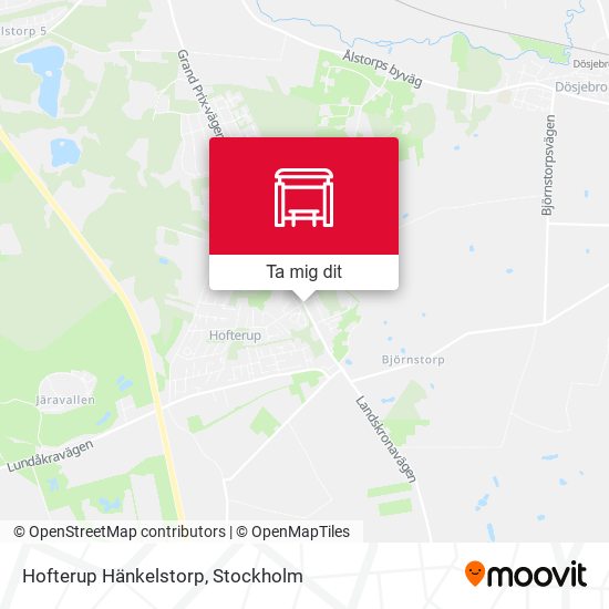 Hofterup Hänkelstorp karta